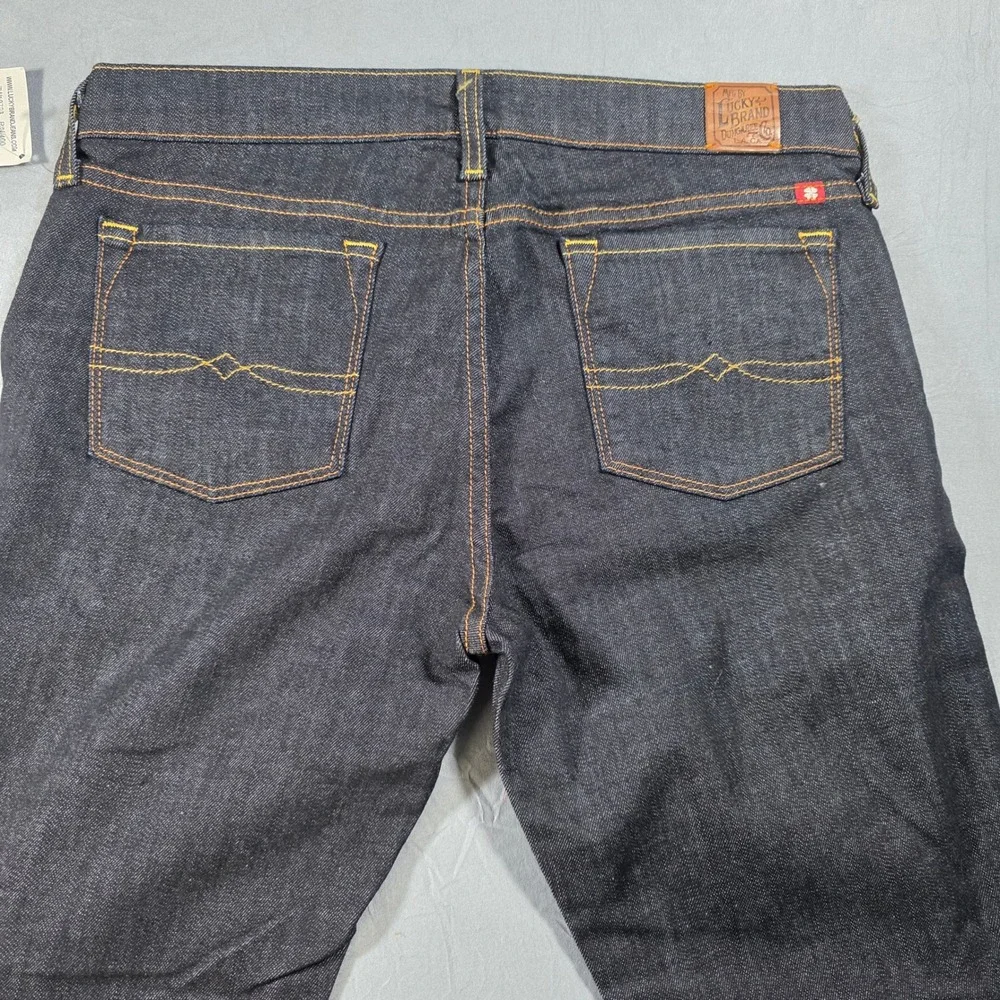 Lucky Brand Zoe Skinny Ankle Crop Jeans Womens 10/30 Dark Wash